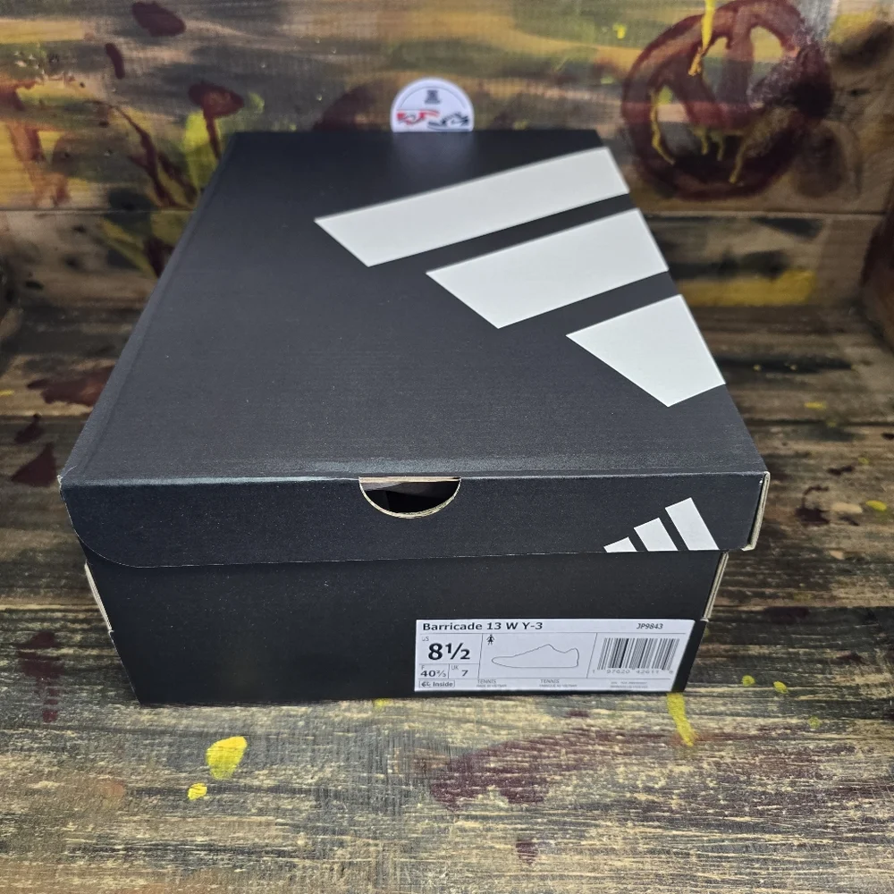 adidas Barricade 13 Y-3 Tennis Shoes JP9843‎ Women's Size 8.5 New